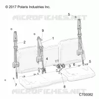 SITZ BELT AND MOUNTING
