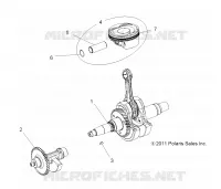 MOTOR, KURBELWELLE, KOLBEN AND BALANCE SHAFT