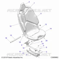SITZ ASM.- Z24GAD92A/92B (C2689862)