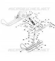 FRONT SUSPENSION AND SKI