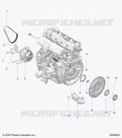 ENGINE, GENERATOR, FLYWHEEL, AND STARTER