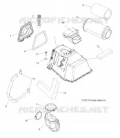 MOTOR, LUFTEINLASS (BUILT 10/23/10 AND AFTER)