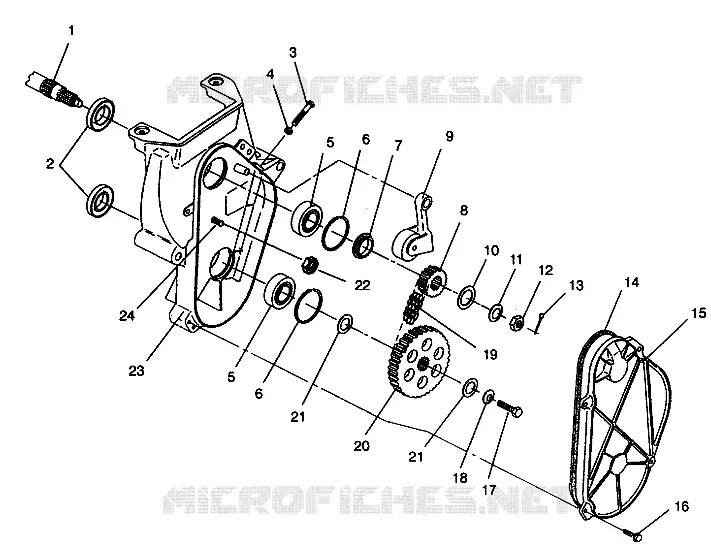 Kettenkasten ASSEMBLY LITE GT 0943133 and STARLITE GT 0943127 (49250125010015)