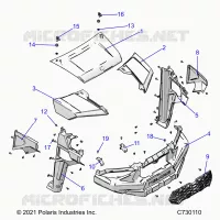 HAUBE, AND FRONT FENDERS