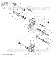 MAIN GETRIEBEGEHÄUSE EINBAUTEN COMPONENTS 1