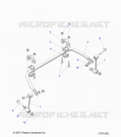 SUSPENSION, REAR STABILISATORSTANGE