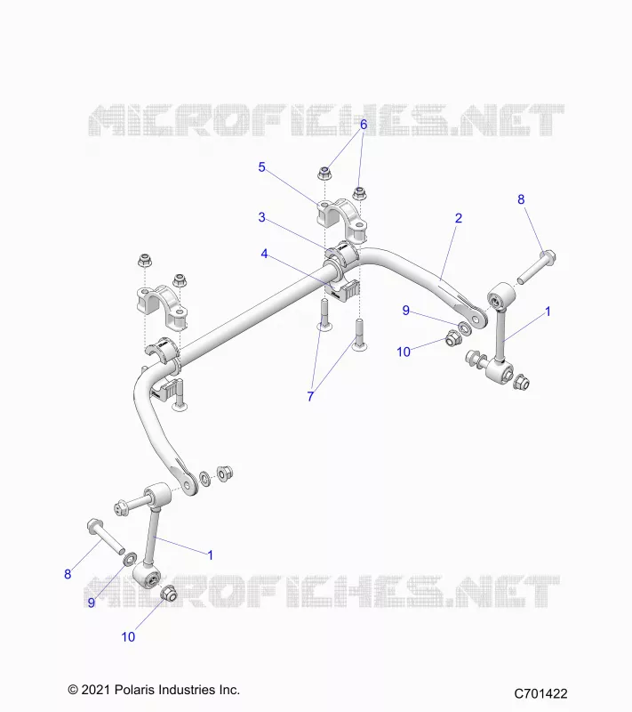 SUSPENSION, REAR STABILISATORSTANGE