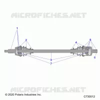 ANTRIEB, FRONT HALF SHAFT