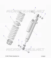 SUSPENSION, FRONT SHOCK MOUNTING