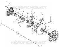 Antriebskupplung 500 EFI SKS 0962574, 500 EFI RMK 0962974, and EUROPEAN 500 EFI (4931983198C001)