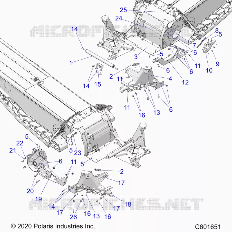 CHASSIS, BULKHEAD ASM.