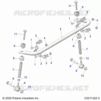 SUSPENSION, STABILISATORSTANGE