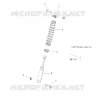 FRONT SUSPENSION SCHOCK MOUNTING