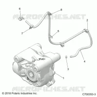 DRIVE TRAIN, FRONT GEARCASE MOUNTING