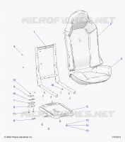 SITZ ASM. AND SLIDER