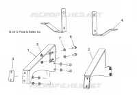 RAHMEN, OPTIONEN, BUMPER, BRACKET, REAR