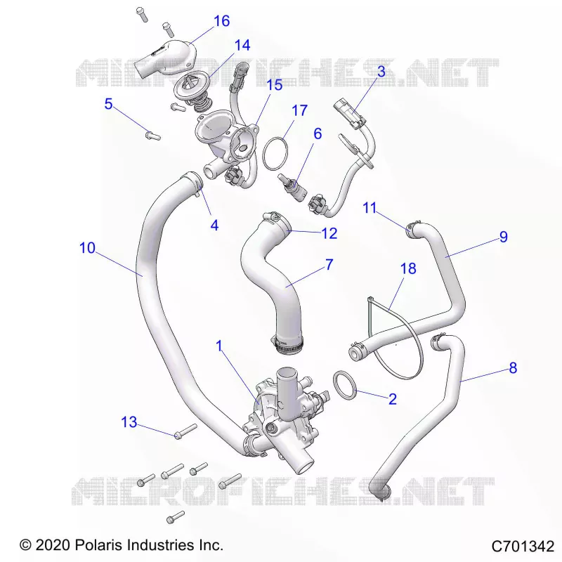 MOTOR, WATERPUMP AND BYPASS