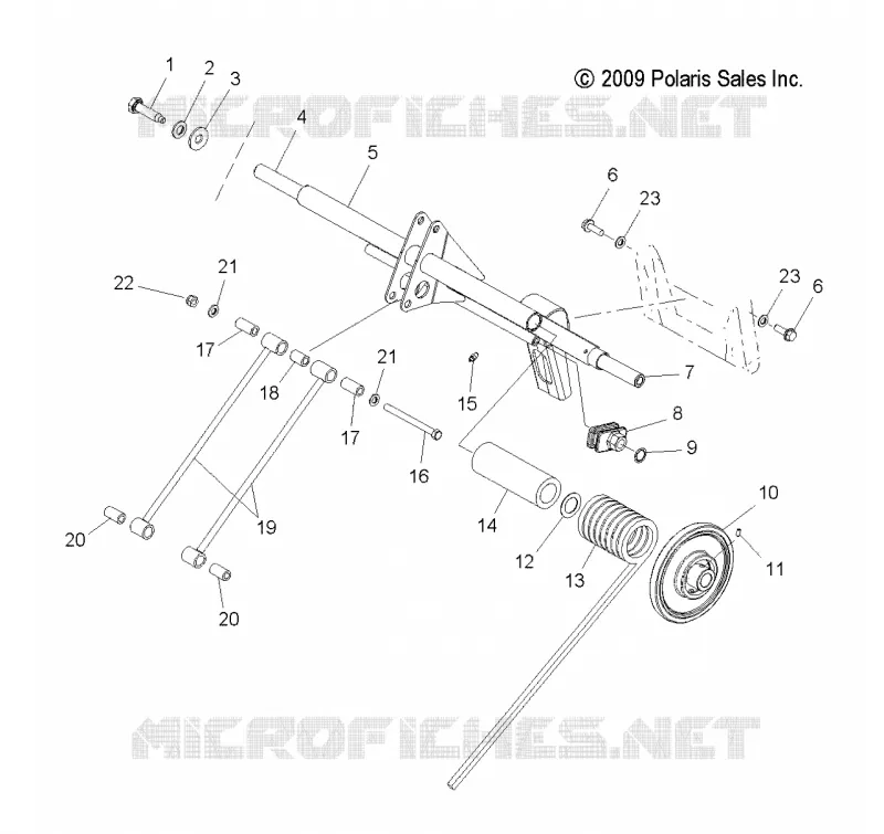 SUSPENSION, HINTER Drehmomentarm