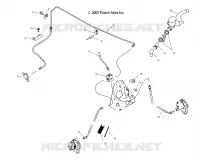 KONTROLLEN-MASTER CYLINDER/FRONT BREMSE LINE
