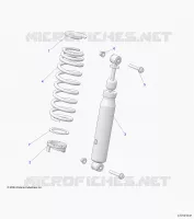 SUSPENSION, FRONT SHOCK MOUNTING