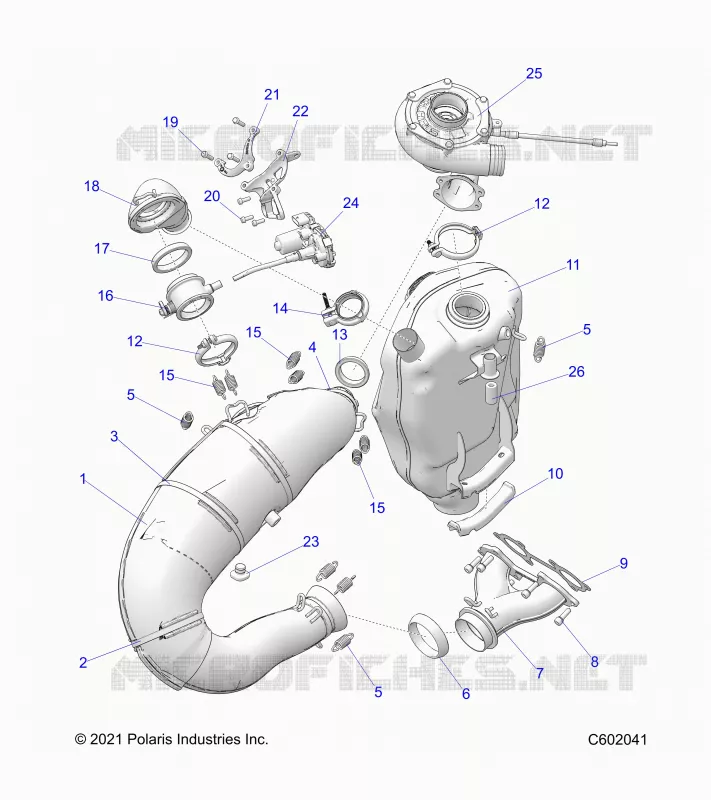 ENGINE, ABGASSYSTEM AND TURBO ASM.