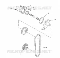 WASSERPUMPE 440 XCR / 0931760 (4923022302031A)