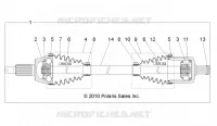 DRIVE TRAIN, GETRIEBE VORNE SHAFT