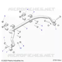 SUSPENSION, REAR STABILISATORSTANGE
