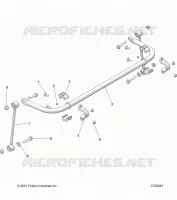 SUSPENSION, REAR STABILISATORSTANGE