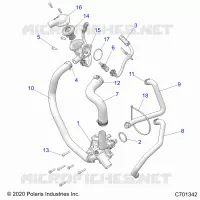 MOTOR, WATERPUMP AND BYPASS