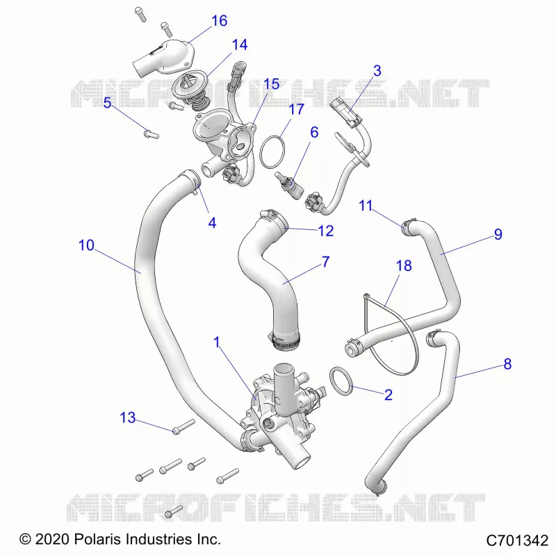 MOTOR, WATERPUMP AND BYPASS