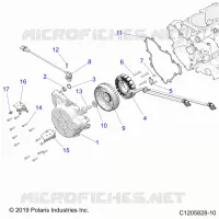 ENGINE, STATOR AND FLYRAD