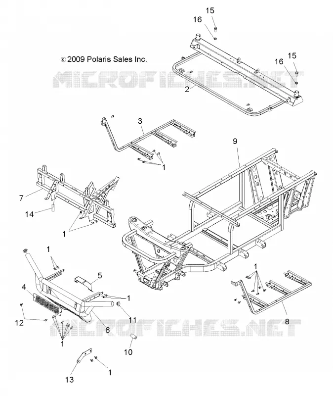 CHASSIS, RAHMEN AND FRONT BUMPER