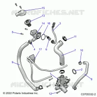 MOTOR, WATERPUMP AND BYPASS