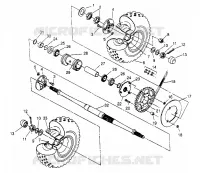 HECKANTRIEB ASSEMBLY 4x4 300 W958130 (4930183018C006)