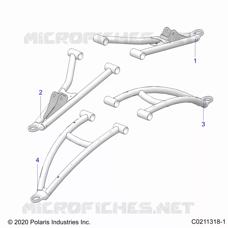 FRONT SUSPENSION A-ARMS