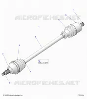 ANTRIEB, HALF SHAFT, FRONT