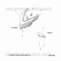 ELEKTRIC, HEADLIGHT AND TAILLIGHT