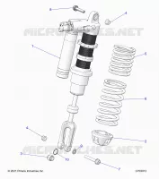 SUSPENSION, FRONT SHOCK MOUNTING, STANDARD/PREMIUM