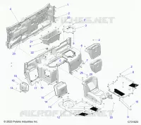 BODEN AND REAR CLOSEOFF