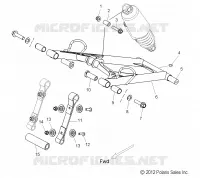 FRONT Drehmomentarm