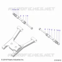 HINTERRADAUFHÃ„NGUNG A-ARM MOUNTING AND BUSHINGS