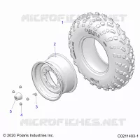 RADS, FRONT TIRE