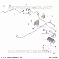 TREIBSTOFFTANK EVAP, CANISTER AND LINES