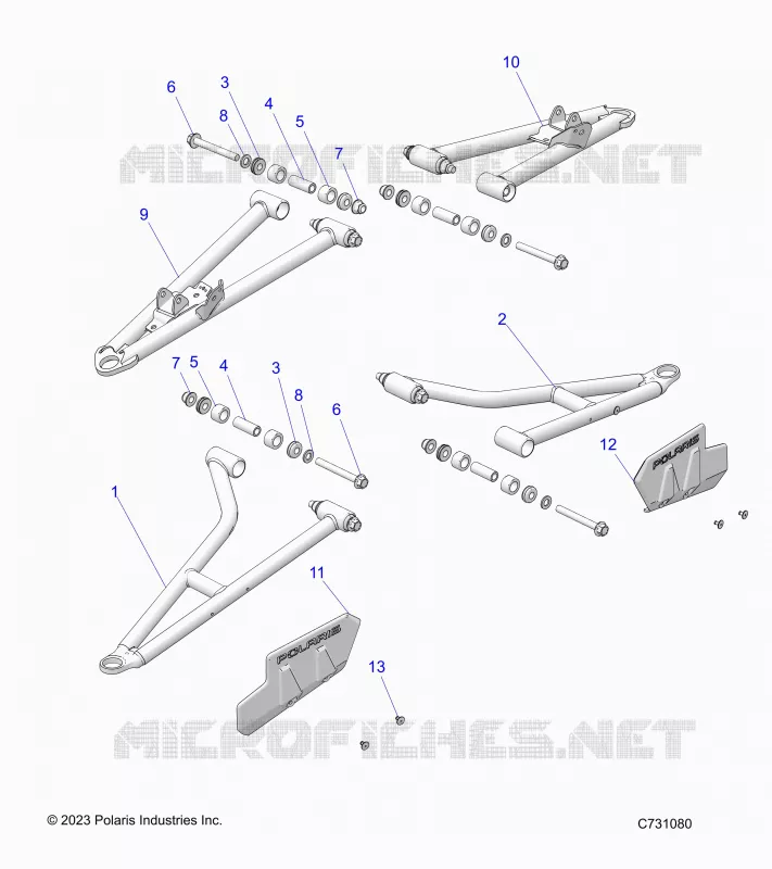 FRONT SUSPENSION CONTROL ARMS