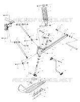 FRONT SUSPENSION AND SKI