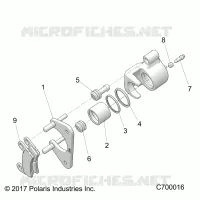 HINTERBREMSE CALIPER