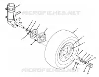 VORDERRAD ASSEMBLY  350 2X4 (4918531853017A)