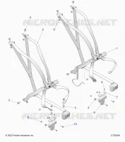 SITZ BELT MOUNTING 6 POINT
