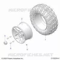 RADS, REAR TIRE